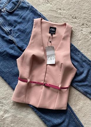 Zara жилетка, безрукавка, блузка жилетка