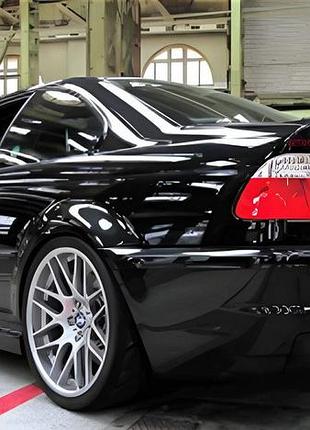 Спойлер csl-style (для coupe, черный глянец) для bmw 3 серия e46 1998-2006 гг