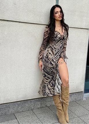 Сукня міді zw collection zara