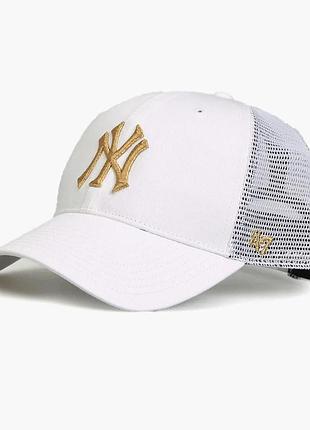 Кепка 47 brand ny yankees (b-brmtl17ctp-wh)