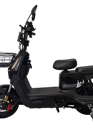 Велосипед з електромотором spark scout 14" 60v/1000w/25ah чорний