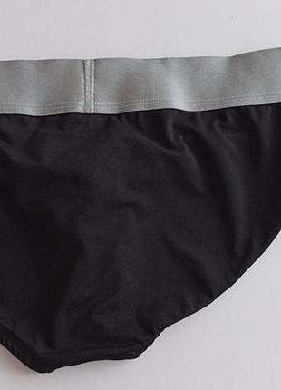 Мужские черные трусы слипы calvin klein размер s, m 3