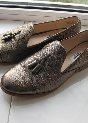 Туфлі, лофери clarks, р.39 устілка 26см шкіра