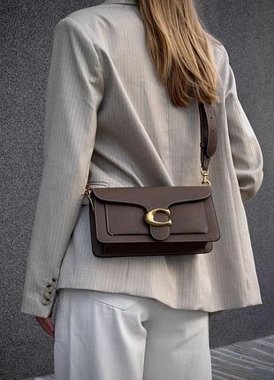 Жіноча сумка coach коричнева