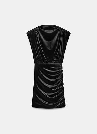 Стильна сукня оксамит преміум zara👌