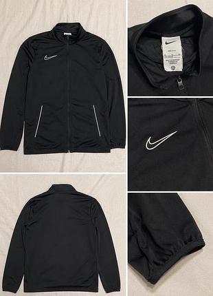 Олімпійка чорна на замку, оригінальна nike dri-fit