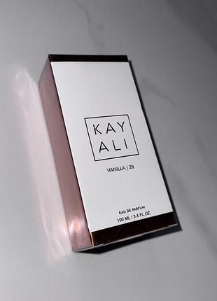 Парфуми шлейфові kayali vanilla 28 духи з розкішним шлейфом парфюм