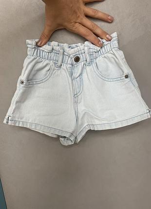 Джинсовые шорты reserved zara 5лет