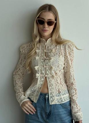 Ажурна блуза 3