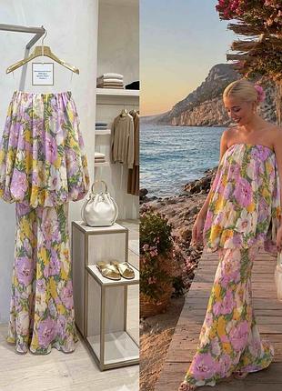 Сукня zara🌸 розмір - s, пог 38/42, пот 40/42 довж 122 вартість - 1450 грн ( по бірці 150$) повна оплата