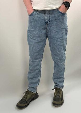 Джинсы мужские loose tapered fit синие hendricks jeans 03-063-2