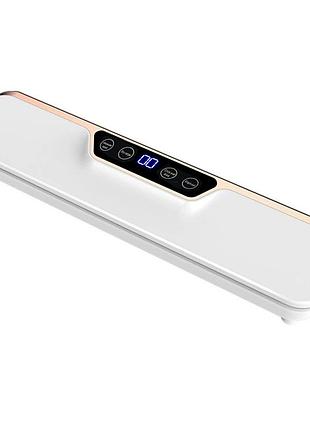 Кухонный вакууматор lesko hb-501 white упаковщик для пищевых продуктов еды 10шт