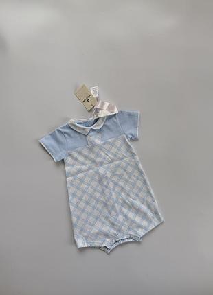 🐻 преміальний бавовняний пісочник tutto piccolo для хлопчика! новий з бірками! 💙