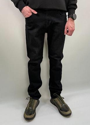 Джинсы мужские slim straight fit черные profil 01-710-2