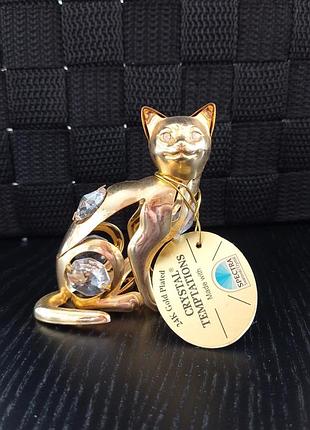 Фигурка сваровски "кошка" 3