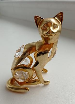 Фигурка сваровски "кошка" 4