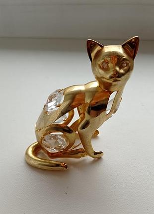 Фигурка сваровски "кошка" 6