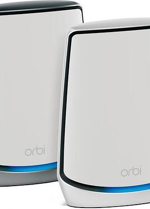 Система wifi-mesh netgear rbk852-100eus orbi rbk852 ax6000, 2мод, белый
