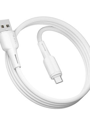 Кабель для зарядки и обмена данными usb ridea rc-co10 commonpro 60w (20v/3a) usb/type c 1 метр белый