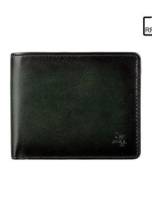 Портмоне чоловіче visconti at60 arthur c rfid (burnish green)