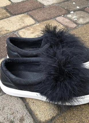 Кросівки мокасіни river island  23,5 см устілка