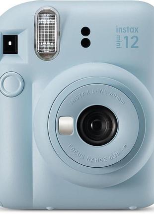 Камера миттєвого друку fujifilm instax mini 12 блакитна 62×46 мм