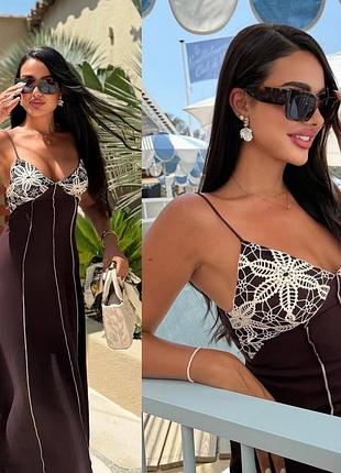 Плаття сукня zara шоколадне чорне