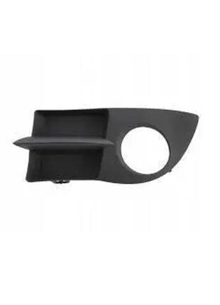 Решетка бампера renault sybmol 1/clio 2 2006-2008, с отв. п/тум., левая, черная, avtm, 185630913