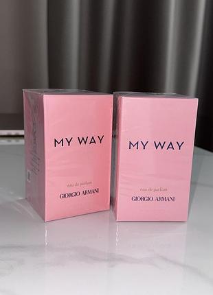 Жіночі парфуми my way💕armani розкішний аромат зі шлейфом  90 ml