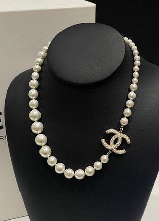 Буси кольє намисто шанель chanel