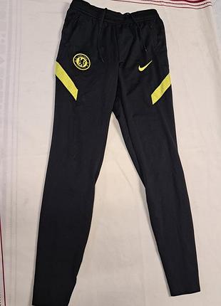 Спортивные штаны nike dri-fit - chelsea fc (размер xs)
