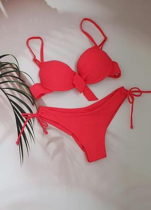 Молодёжный купальник с пуш ап, 38-46 размер, ассортимент цветов 44