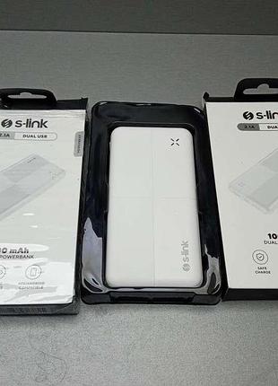 Универсальный внешний аккумулятор повербанк б/у s-link ip-g12n 10000 mah
