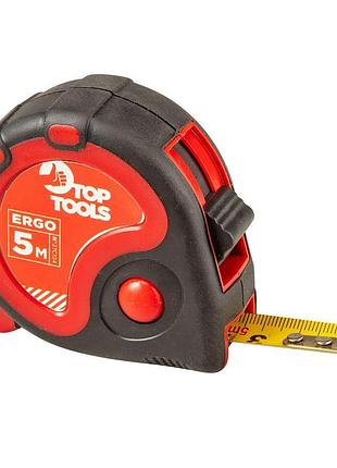 Рулетка с блокатором ленты top tools 27c124 500x1,9см