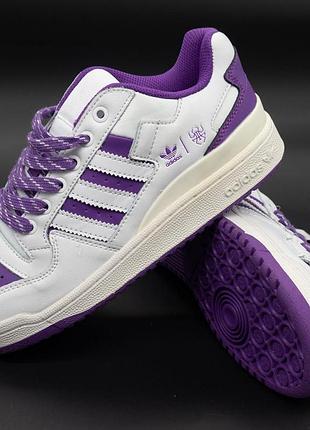 Кросівки adidas forum 84 біло-фіолетові 40. розміри в наявності: 37, 39, 40.