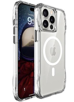 Чохол tpu space octagon with magsafe для apple iphone 15 pro max (6.7") clear
