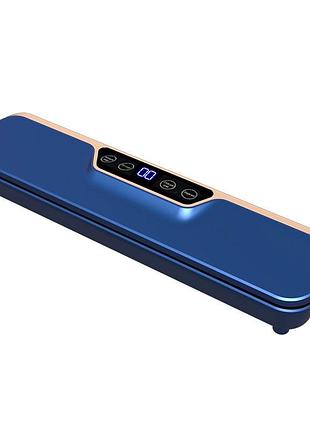 Кухонный вакууматор lesko hb-501 dark blue вакуумный упаковщик для пищевых продуктов еды 15шт