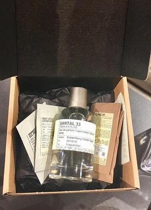 Le labo santal 33 , ле лябо сантал 33 нишевый парфюм