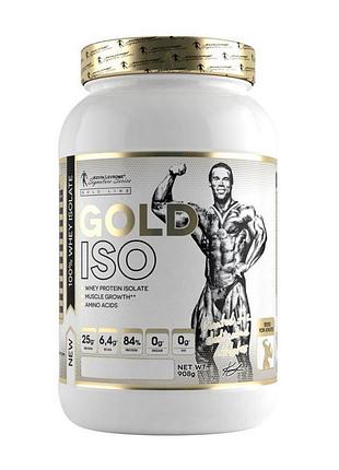 Ізолят протеїну kevin levrone gold iso 908 г банан персик