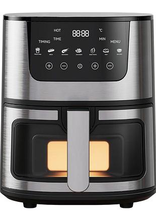 Безмасляная аэрофритюрница на 7л, 3500w, ms-3221 / кухонная мультипечь / электрический аэрогриль