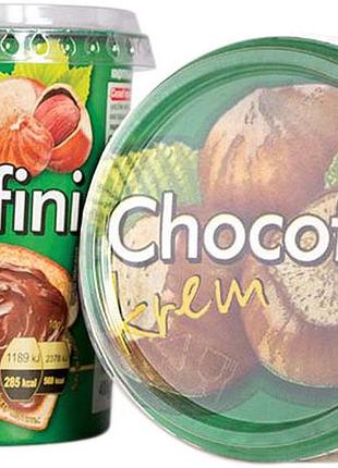 Паста chocofini krem із шоколадно-горіховим смаком 400 г
