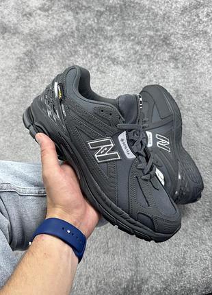Чорні кросівки унісекс new balance black grey 1906r gore-tex cordura х нью беланс 37