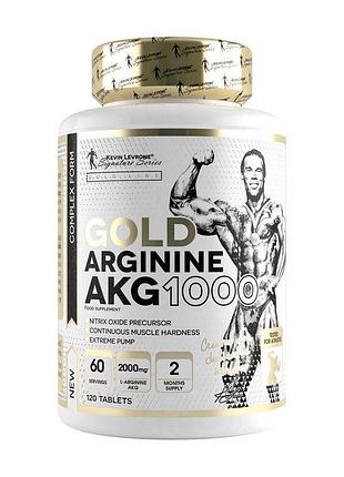 Аргінін kevin levrone gold arginine akg 120 tab | памп