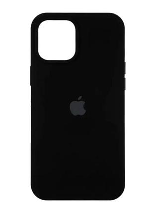 Чехол силиконовый для iphone 14 pro черный защита от ударов и царапин полное покрытие