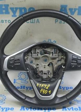 Накладка керма bmw x1 f48 16-22 верхня частина, чорн із хром