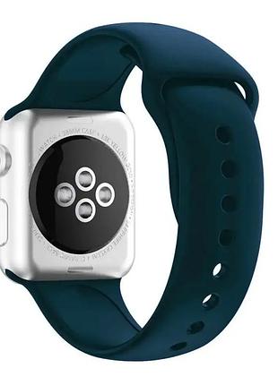 Ремешок sport band для apple watch 38 40 41 мм легкий прочный для спорта зеленый