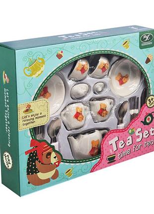 Детский набор посуды tea set 868-e6-4 фарфор, 17 предметов