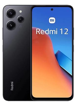 Смартфон xiaomi redmi 12 4/128gb black
