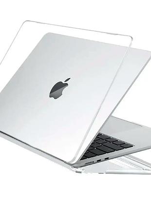 Чехол силиконовый для macbook air 15 дюймов a2941 защита от ударов прозрачный