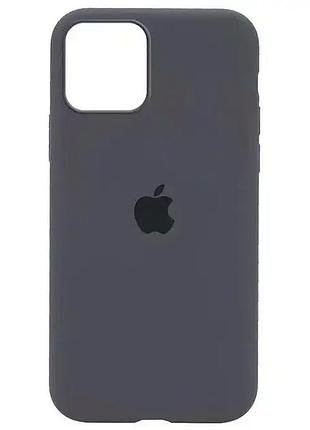 Чохол original silicone для iphone 17 захисна накладка з поліуретану сірого кольору для надійного захисту телефона